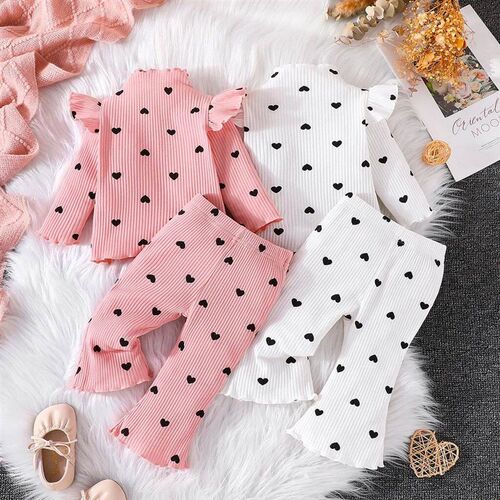 2Pcs Clothing Set For Kid Newborn Girl 3-24 Months Pyjamas L
