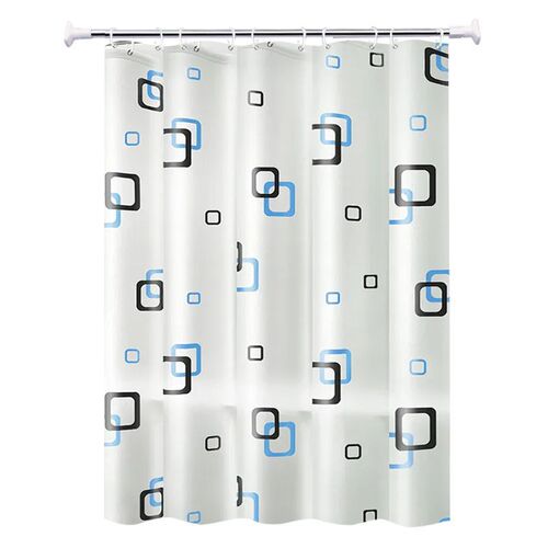 Bathroom shower curtain door partition waterproof cloth