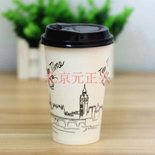 一次性加厚纸杯热饮杯咖啡奶茶纸杯地下铁纸杯30毫升起
