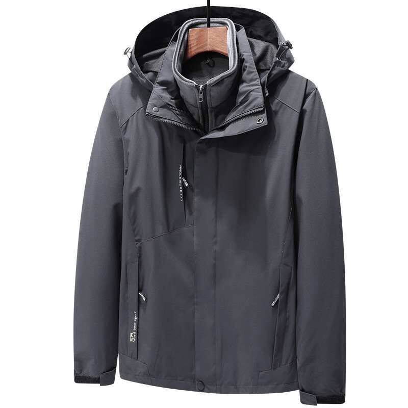 Autumn and winter thick couples charge clothes outdoor activ