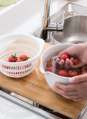 Creative Japanese basket xiancai basins fruit bowl home