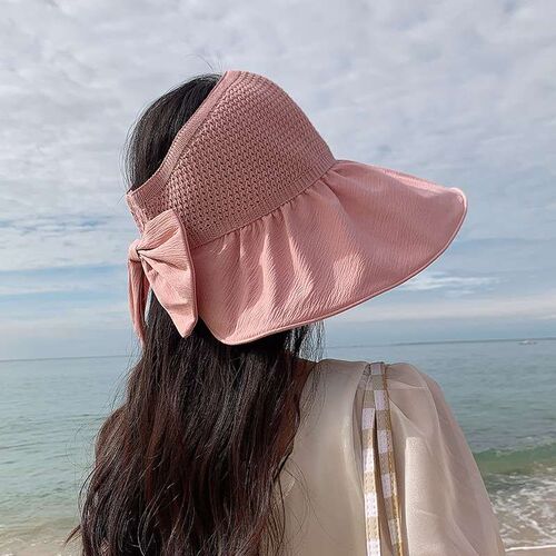 New Summer Knitted Cloth Along Womens Roomless Sunshade Big