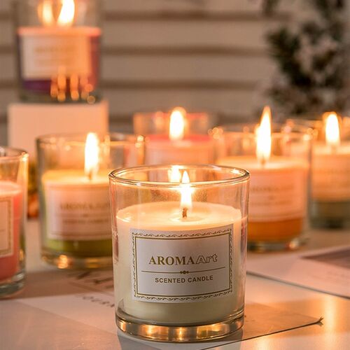 Candles Gift Set Luxury Scented Soy Wax Candle Home Decor