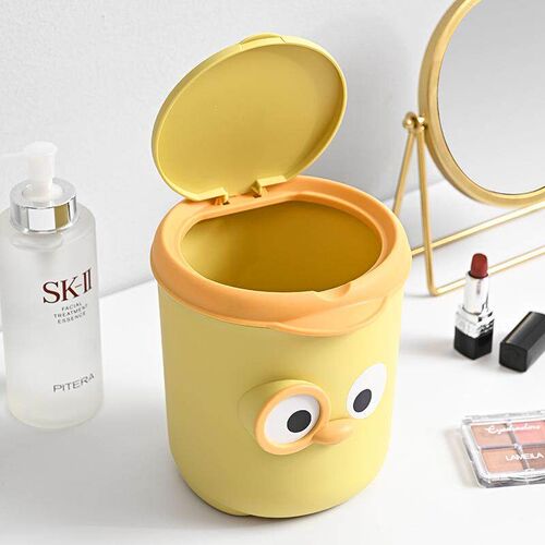 Wholesale Large-Eye Desktop Trash Bin, Cute Small Size for B