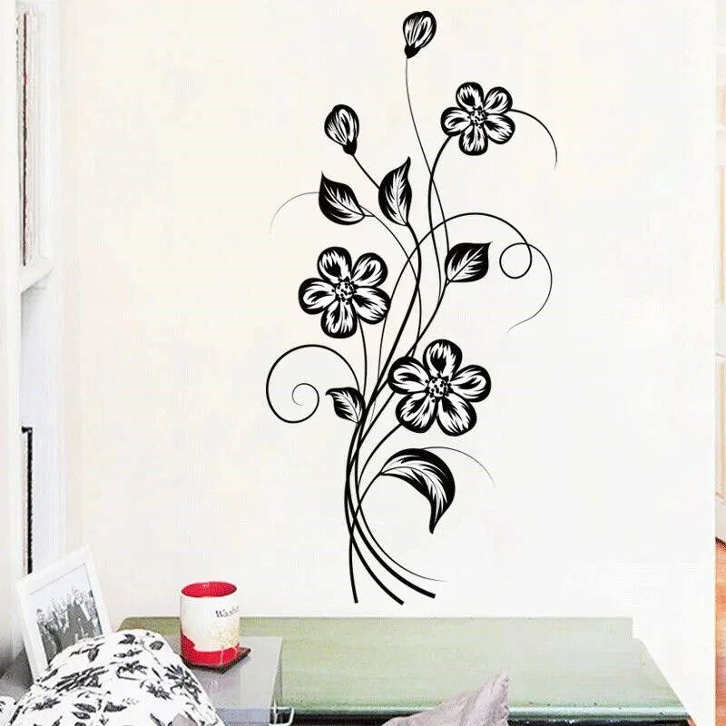 1PC Beautiful Atmosphere Black Flower er Beautifying Decorat
