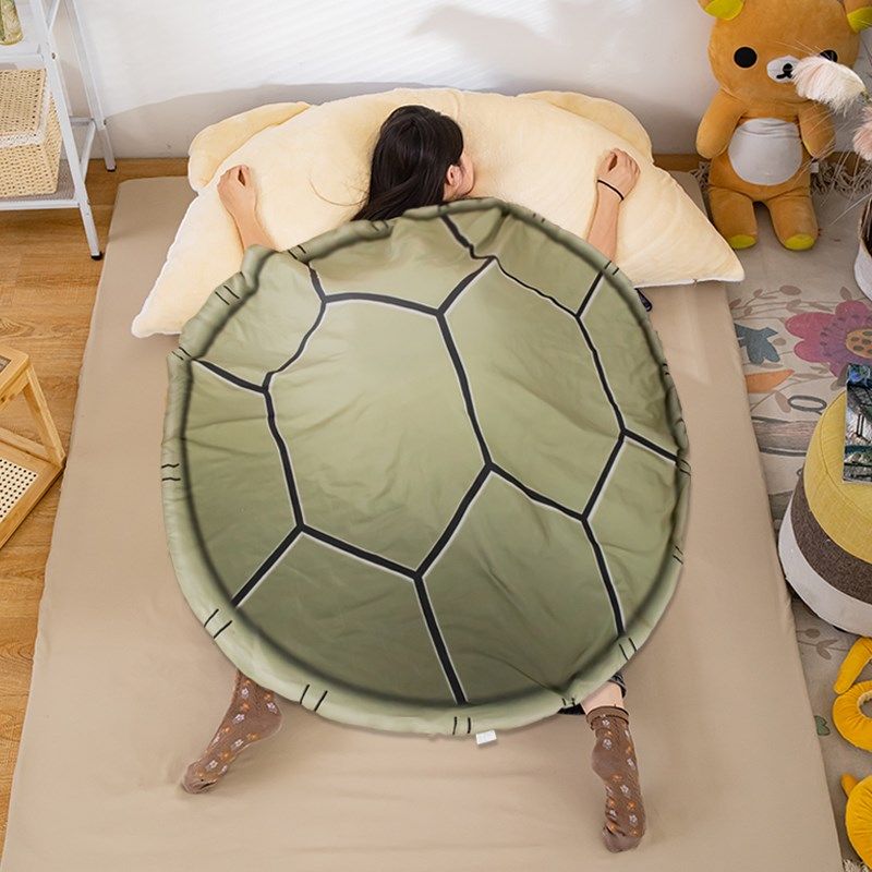 个性趣味乌龟壳夏凉被创意凉被午睡披肩盖腿毯学生宿舍床上空调被,床上用品,化纤被,淘宝优惠券,粉丝福利购,淘宝优惠卷