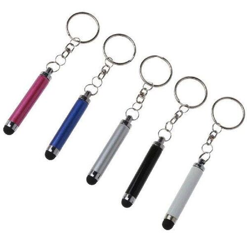 5 Pcs Portable Hand Screen Pens Keychain Fine Tip Stylus
