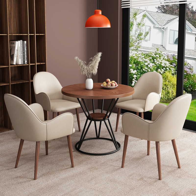 洽谈桌椅S店样品屋展示中心实木纹客房休闲椅靠背休息区商务接待,住宅家具,板木餐桌,淘宝优惠券,粉丝福利购,淘宝优惠卷