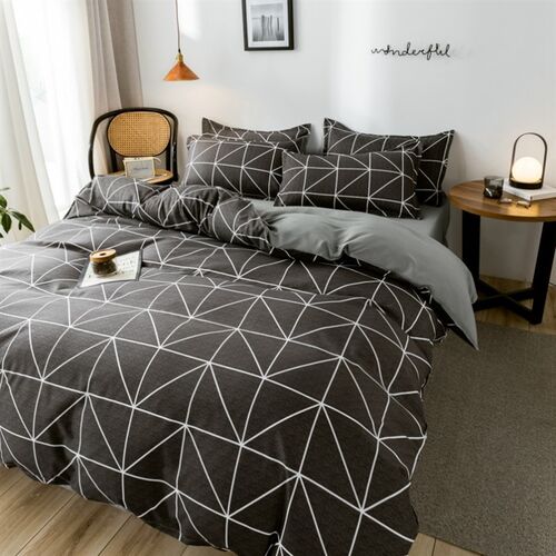 4pc bedsheet set flat sheet student bed cover single/double