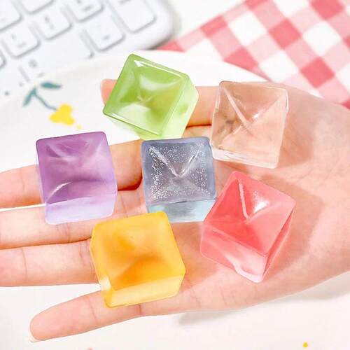 1-6Pcs Squishy Ice Cube Fidget Toy Sss Ball Squeeze Juguetes