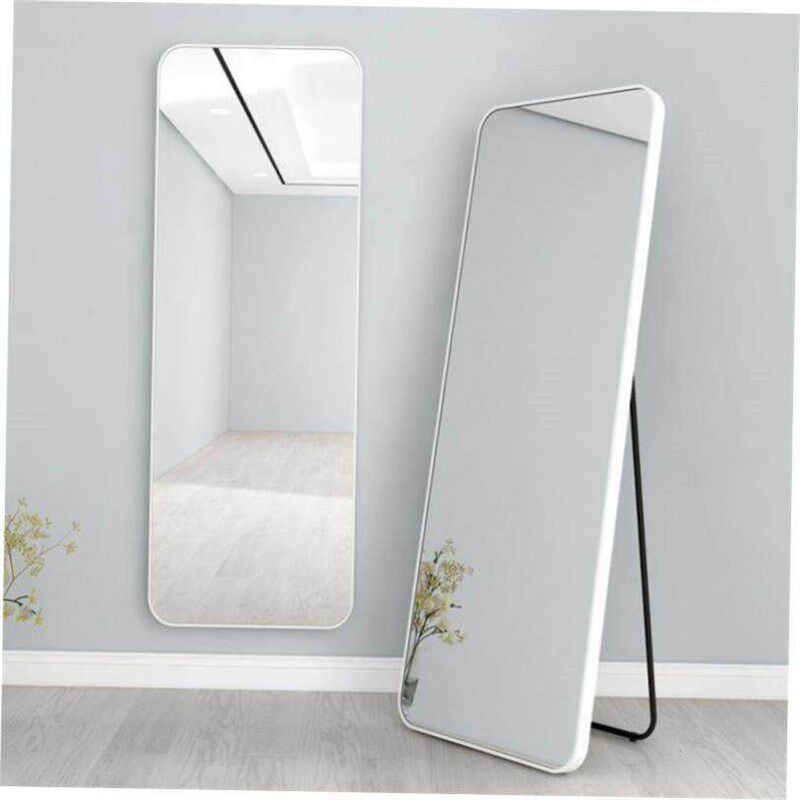 Stand large full-length mirror fitting dressing mirror store图片