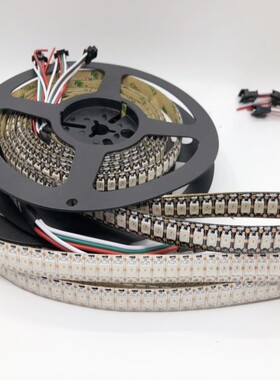 WS2812B幻彩LED灯带5V全彩144灯144段5050贴片内置IC跑马流水灯条