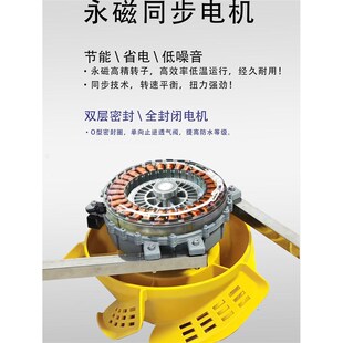 德国新型永磁叶轮鱼塘增氧机节能大功率养殖专用3V1.5KW2.2