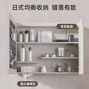 帝王洁具陶瓷一体盆浴室柜奶油风美妆镜洗脸盆柜卫生间洗漱台