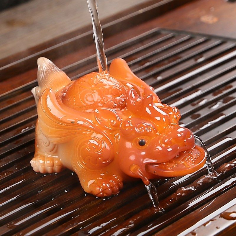 财源滚滚貔貅客厅茶桌茶台茶盘装饰摆件精品手工茶玩茶宠可养变色,家居饰品,装饰摆件,淘宝优惠券,粉丝福利购,淘宝优惠卷