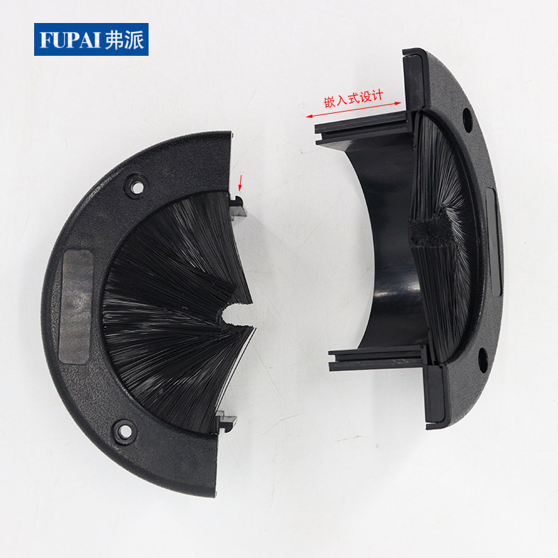 机房专用走线盒网络地板过线盒长方形穿线孔防静电地板毛刷穿线盒,电子/电工,开关/插座底盒,淘宝优惠券,粉丝福利购,淘宝优惠卷