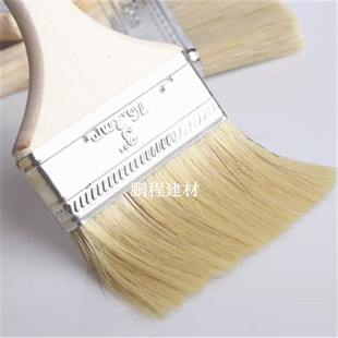 长毛油漆刷涂料刷乳胶漆船用刷工业毛刷烧烤毛刷猪毛刷8寸