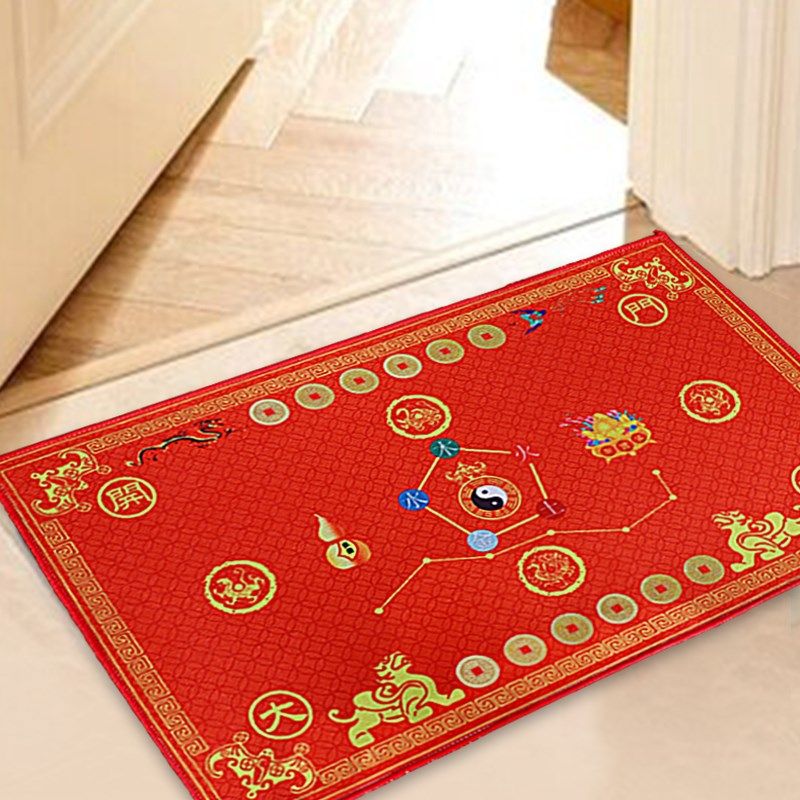 家用进门五帝钱七星地垫门垫浴室卧室入户门玄关风防水滑地垫,居家布艺,家用脚垫,淘宝优惠券,粉丝福利购,淘宝优惠卷