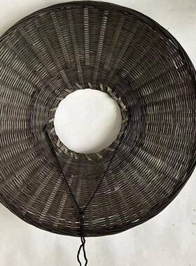 箬笠黑色色日式拍戏竹帽ZND斗笠帽大店侠古装道帽道具具古原铜横