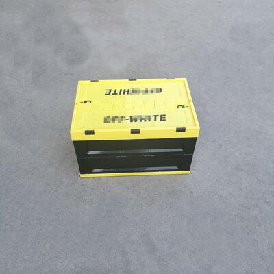 车载折叠储FLV物收纳大箱号叠式塑料周叠转箱水果蔬菜折运输配送