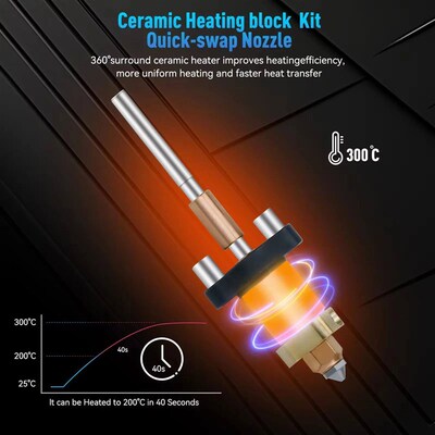 Ender 3 V3 Plus Hotend Assembly Upgrade Ender 3 V3 Ceramic H