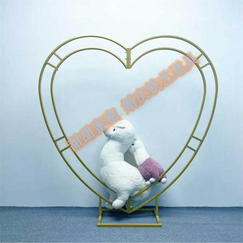 新款婚庆道具铁艺心形背景拱门舞台布置创意单心环心环网格爱心,节庆用品/礼品,拱门,淘宝优惠券,粉丝福利购,淘宝优惠卷