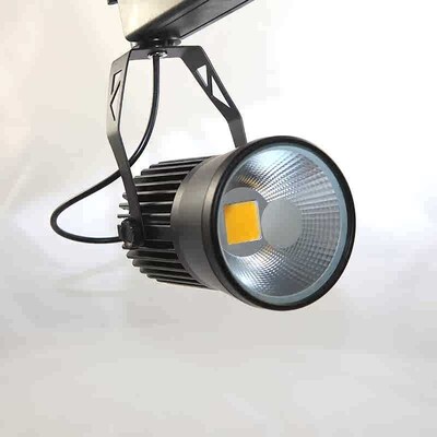 LED rack Light Dimmable 30W COB Rail Lamp 130-140lm/W Spotli