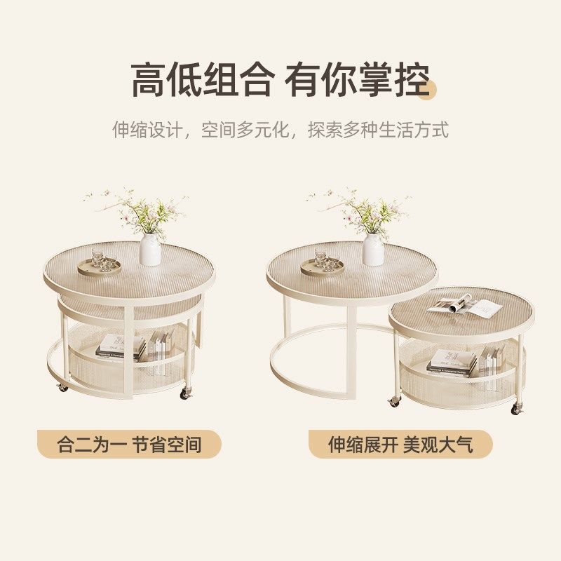 可移动沙发边几钢化玻璃茶几现代小桌子床头侧边边柜小户型小推车,住宅家具,移动边几/推车,淘宝优惠券,粉丝福利购,淘宝优惠卷