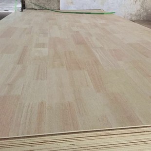 橡胶木面3/5/7/15mm多层家具胶合板橡木贴面家具多层板杨木芯