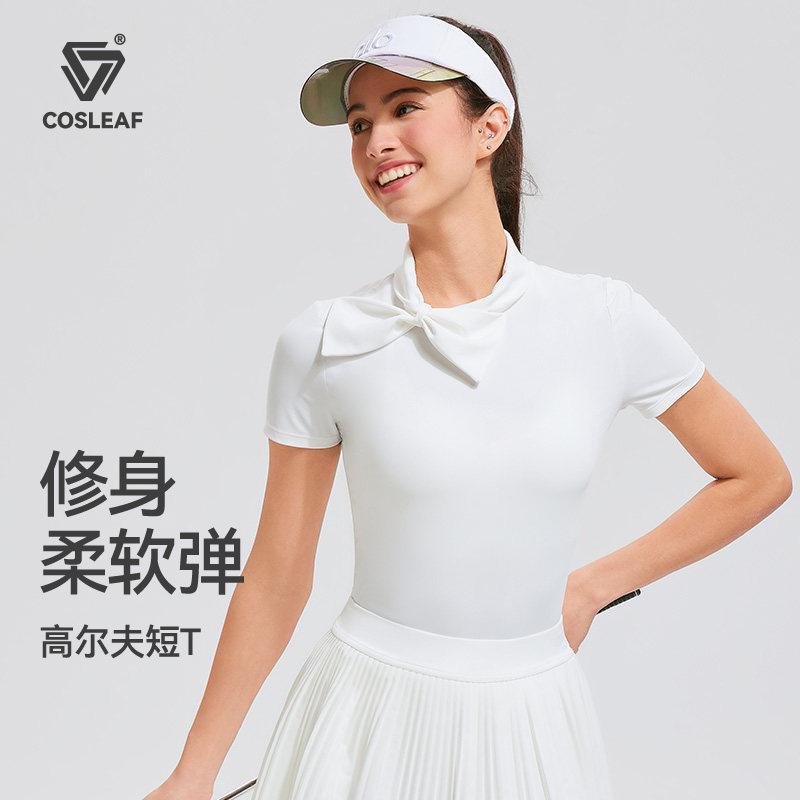 科里芙瑜伽服女新款春夏翻领蝴蝶健身衣