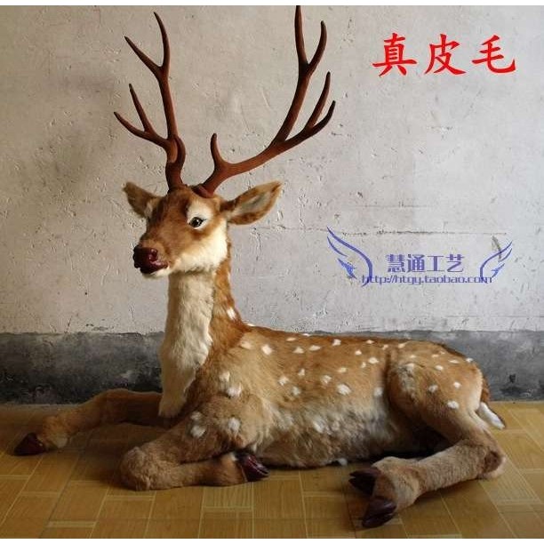 仿真梅花鹿大型园艺景观摆设园艺造景花园装饰品摆件动物鹿梅花鹿