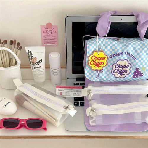 Ladie Detachable Makeup Bag Women Three in One Portable Fo