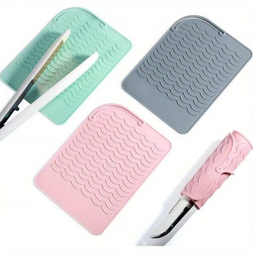 New In Silicone Heat Resistant Mat Hair Straightener Curler