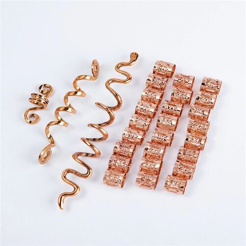28pcs/set Hairpin for Women Girls Fashion Round Charms Spira