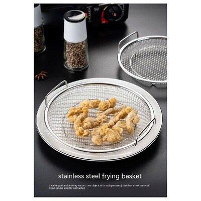 AT43-Kitchen Oil Filter Pan Stainless Steel Frying Oil