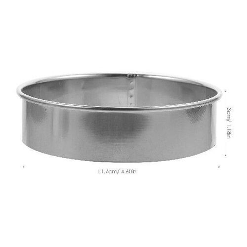 12 Pcs Stainless Steel Round Cutting Die Baking Metal Rings