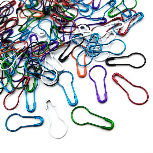 100pcs Colorful Pin Safety Pins Metal Clips Marker Tag Gourd