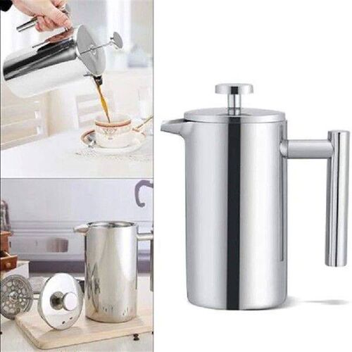 French Press Coffee Maker Double Wall Heat Resistant Coffee
