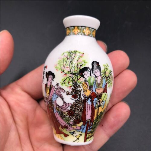 Chinese souvenir china ceramic vase fridge magnet tourist