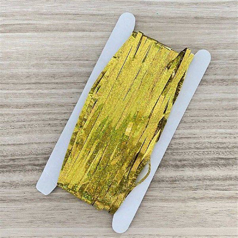 2PCS Glitter Party Background Fringe Curtains  with Double - 实物图