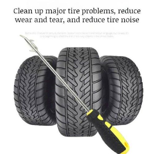 Car tire cleaning special tools antiblowout tire cleaning