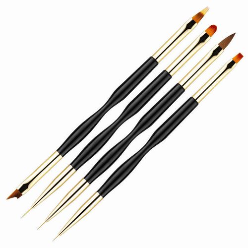 Nail art set brush pull line pen double crystal painting pen