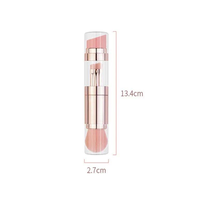 5 In 1 Portable Retractable Makeup Brushes For Foundation - 实物图