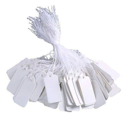 500 Pcs Stickers Retail Tags Kraft Marking Hanging Labels