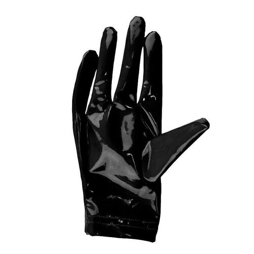 Sexy Women Shiny PVC Leather Short Gloves Latex Wet Look Lad