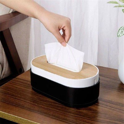 Tissues Box Napkin Holder Paper Towel Cover Container