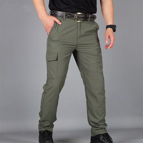 Outdoor Waterproof Tactical Cargo Pants Men Breathable  Casu