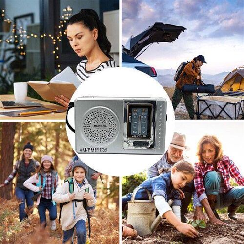 Portable Mini Radio Dual Band AM FM Radio Outdoor Emergency