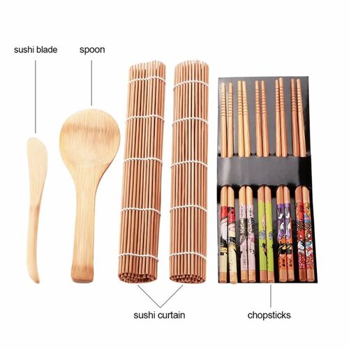 1/2/8 Pcs DIY Kitchen Sushi Maker Set Bamboo Sushi Making To