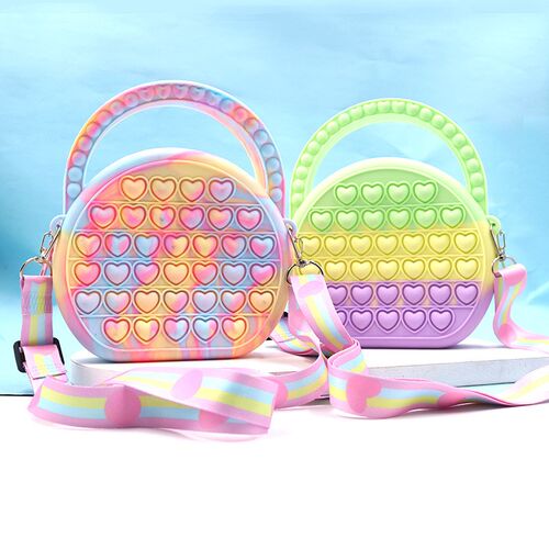 Pop Antisress Fidget Toys Silicone Push Bubble Bag Reliver A